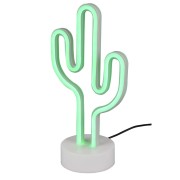 Cactus lampada da tavolo senza fili LED H 29cm RL Lighting
