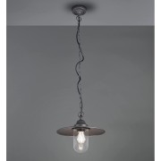 Lampadario sospensione da esterno Brenta in alluminio 1xE27, IP44 antracite