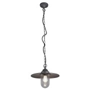Lampadario sospensione da esterno Brenta in alluminio 1xE27, IP44 antracite
