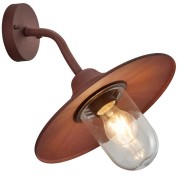 Applique da esterno Brenta in alluminio 1xE27, IP44 Trio ruggine