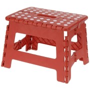 Sgabello pieghevole multiuso rosso