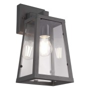 Applique da esterno Arkansas in alluminio, 1xE27, IP23 Trio