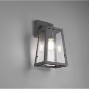 Applique da esterno Arkansas in alluminio, 1xE27, IP23 Trio