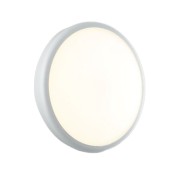 Plafoniera da esterno LED Ever in policarbonato, 20W, 2500LM, IP65 bianco