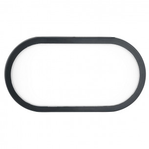 Plafoniera da esterno LED Shelly in policarbonato, 15W, 1900LM, IP65 INTEC 2