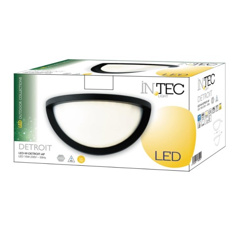 Applique da esterno LED Detroit in alluminio, 10W, 700LM, IP54 IN.TEC.