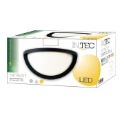 Applique da esterno LED Detroit in alluminio, 10W, 700LM, IP54 IN.TEC.