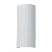 Applique Banjie in gesso bianco verniciabile 2xGU10 IN.TEC.