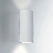 Applique Banjie in gesso bianco verniciabile 2xGU10 IN.TEC.