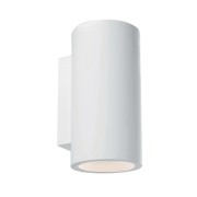 Applique Banjie in gesso bianco verniciabile 2xGU10 IN.TEC.