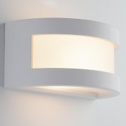 Plafoniera Cervinia in gesso bianco verniciabile 1xE27 IN.TEC.