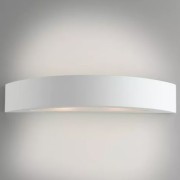 Applique Cortina in gesso bianco verniciabile 2xE14 IN.TEC.