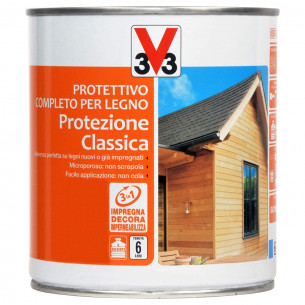 Protettivo classico per legno a solvente 750 ml V33
