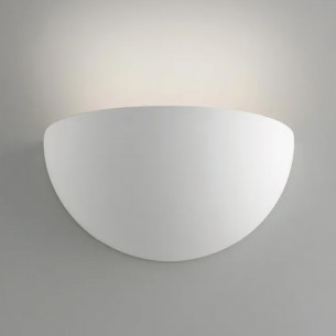 Applique Moritz in gesso bianco verniciabile 1xE27 IN.TEC. 2