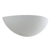 Applique Sestriere in gesso bianco verniciabile 1xE27 IN.TEC.