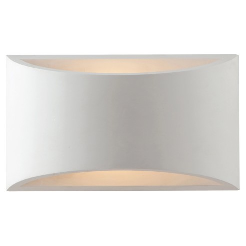 Applique Astron in gesso bianco verniciabile 1xG9 IN.TEC.