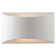 Applique Astron in gesso bianco verniciabile 1xG9 IN.TEC.