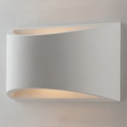 Applique Astron in gesso bianco verniciabile 1xG9 IN.TEC.