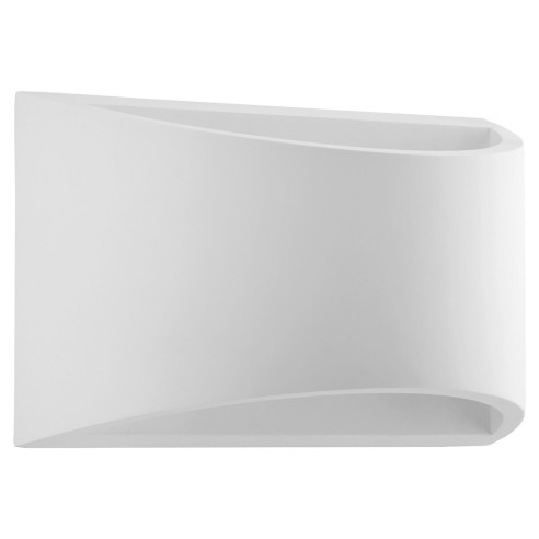 Applique Astron in gesso bianco verniciabile 1xG9 IN.TEC.