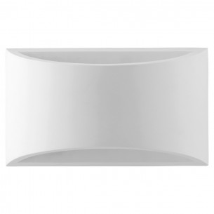 Applique Astron in gesso bianco verniciabile 1xG9 IN.TEC.