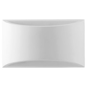 Applique Astron in gesso bianco verniciabile 1xG9 IN.TEC.