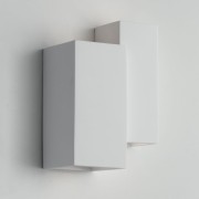 Applique Foster in gesso bianco verniciabile 4xGU10 IN.TEC.