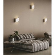 Applique Foster in gesso bianco verniciabile 4xGU10 IN.TEC.