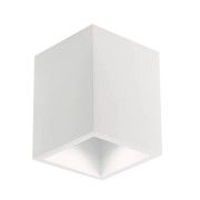 Plafoniera Foster in gesso bianco verniciabile 1xGU10 IN.TEC.