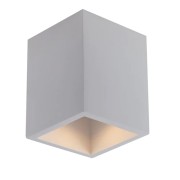 Plafoniera Foster in gesso bianco verniciabile 1xGU10 IN.TEC.