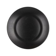 Piatto piano 26 cm gres porcellanato Ritual nero