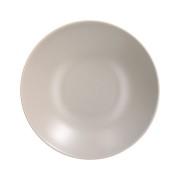 Piatto fondo 22 cm gres porcellanato Ritual tortora di Tognana