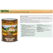 Vernice di finitura trasparente lucida per legno Sintival Veleca-scheda