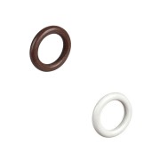 Anelli per bastone tende legno D. 28mm conf. 10 pz