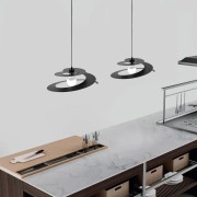 Lampadario sospensione Spirale 1xE27 in metallo verniciato asfalto