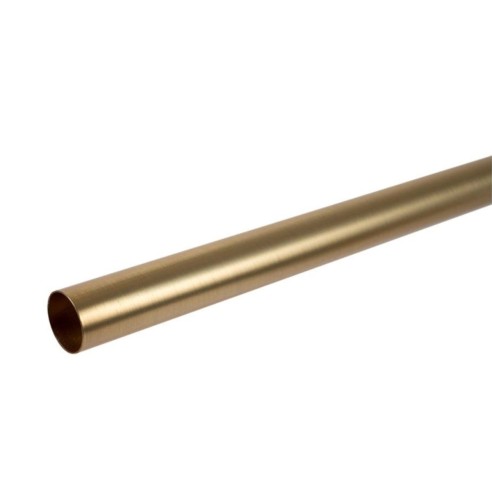 Bastone per tende in metallo D. 20 mm oro satinato Errebi