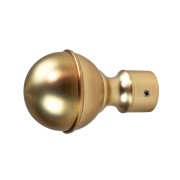 Terminale per bastone tende in metallo 1pz D. 20mm Boccia oro satinato Errebi