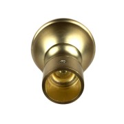 Terminale per bastone tende in metallo 1pz D. 20mm Boccia oro satinato Errebi