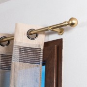 Terminale per bastone tende in metallo 1pz D. 20mm Boccia oro satinato Errebi