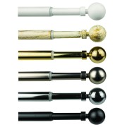 Mini Kit bacchetta per tende estensibile in metallo D. 12 mm Palla Errebi