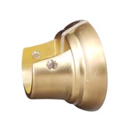 Supporto laterale per bastone tende D. 20mm metallo 2pz oro Errebi
