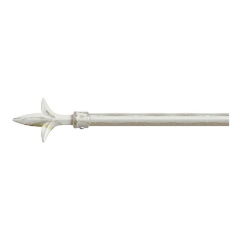 Kit bastone per tenda estensibile Giglio in metallo Ø20mm avorio oro da 120 a 210cm Errebi