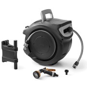 Avvolgitubo irrigazione automatico da parete 20 m Rewall Globo GF80005869