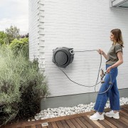Avvolgitubo irrigazione automatico da parete 20 m Rewall Globo GF80005869