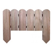 Bordura per aiuole in legno impregnato Vampiro Arco 35x H25/40 cm Verdelook