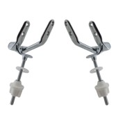 Sedile WC compatibile Conca Bianco cerniere