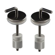 Sedile WC Reverse Termoindurente Bianco cerniere