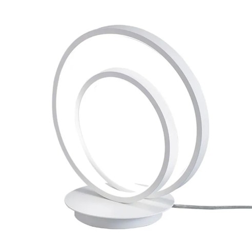 Lampada da tavolo Kara LED integrato bianco Ø25 cm Novecento lampadari