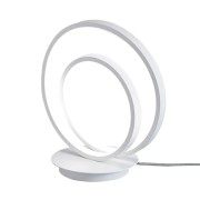 Lampada da tavolo Kara LED integrato bianco Ø25 cm Novecento lampadari