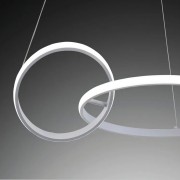 Lampada a sospensione kara LED integrato bianco Novecento