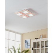 PADROGIANO-Z plafoniera quadrata LED RGB dimmerabile 26W Eglo